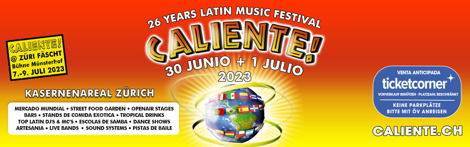 Caliente - 30. Juni bis 01. Juli 2023